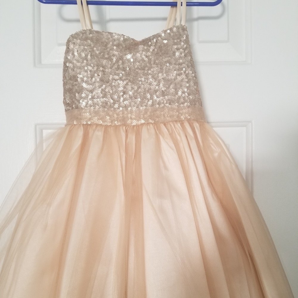 Gold(light gold) dress